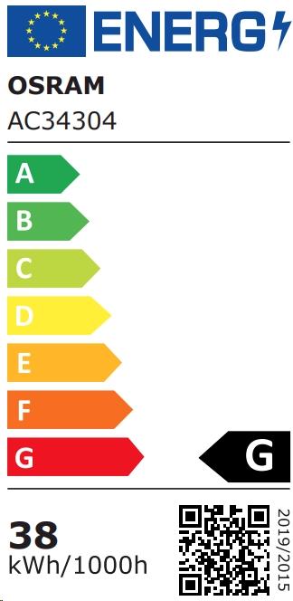 Energie-Label Osram Dulux (2G10, 36 W, 2800 lm, 1 x, G)