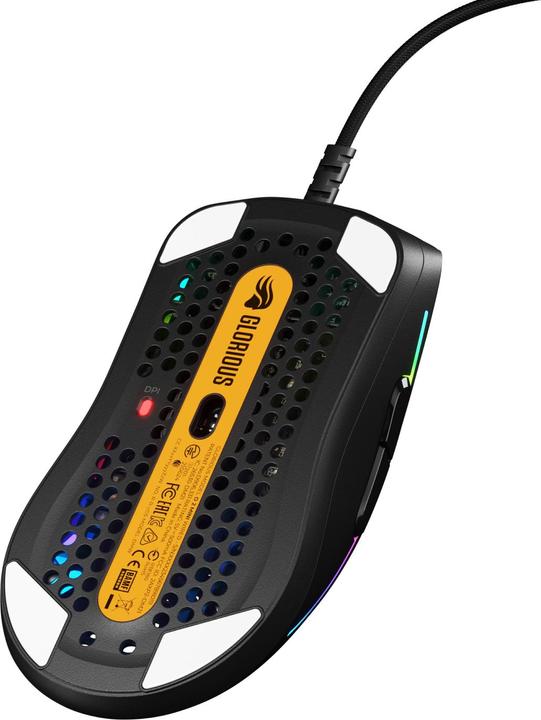 Produktbild Glorious Model O 2 Mini Gaming Maus, RGB - schwarz (Kabelgebunden)