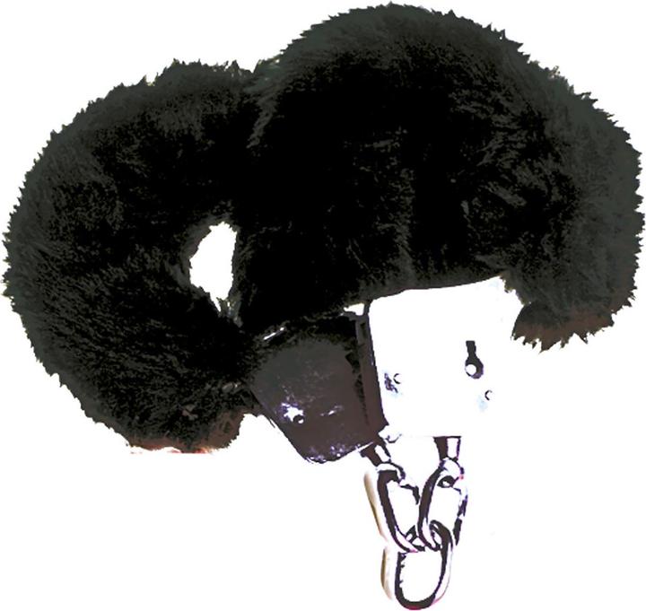Actual product image Widmann Handschellen Mit Schwarzem Fell