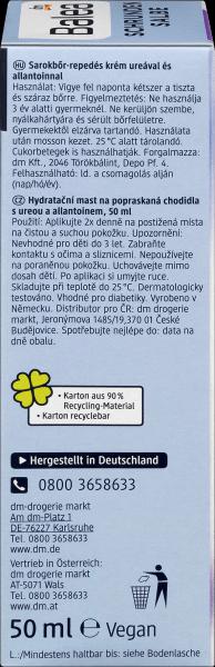 Produktbild dm Balea Schrundensalbe (Fusscrème & Fussgel, 50 ml)