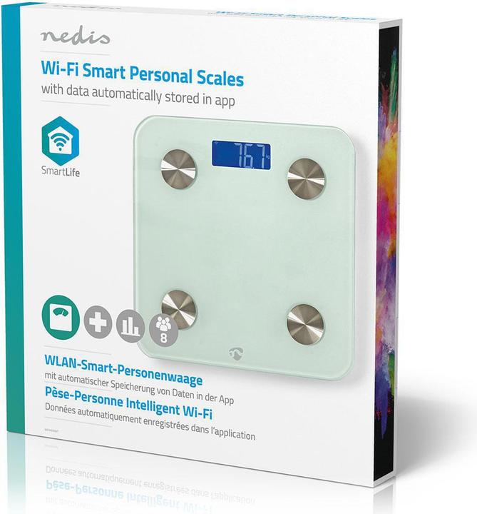 Actual product image Nedis Smart personal scale (180 kg)