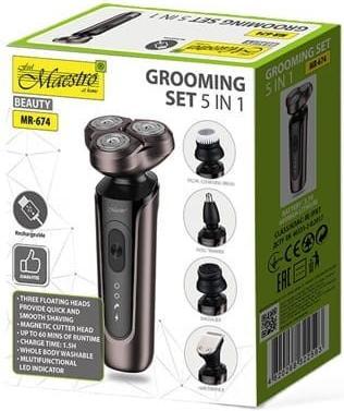 Produktbild Maestro Zestaw do golenia 5w1 USB MR-674