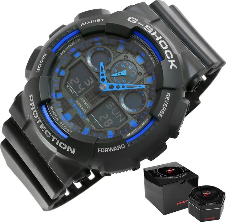 Actual product image G-Shock Ga-100-1a2er (Digital watch, 55 mm)