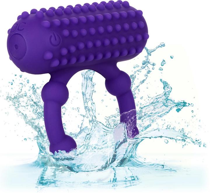 Actual product image CalExotics Silicone Rechargeable 5 Bead Maximus® Ring (6.99 cm)