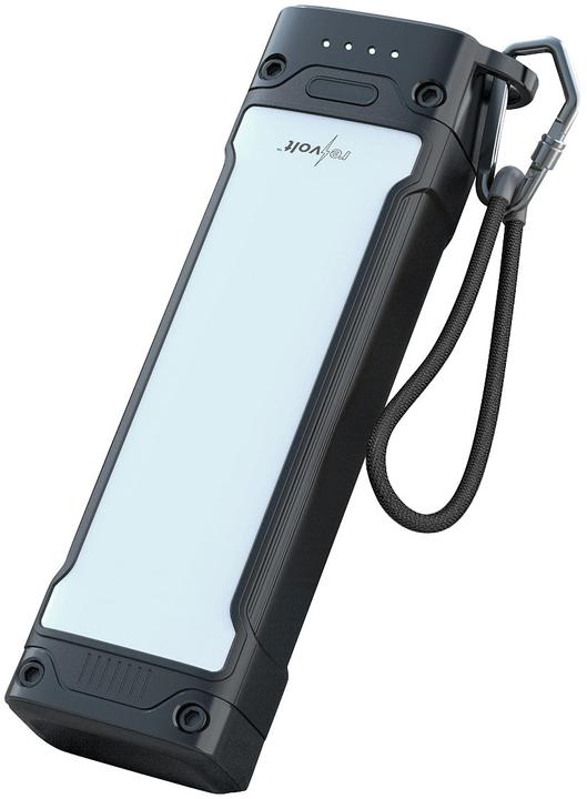 Image du produit Revolt Banque d'alimentation USB d'extérieur de 20 000 mAh, lumière LED, USB-C PD 20 W, LED (20 mAh, 20 W)