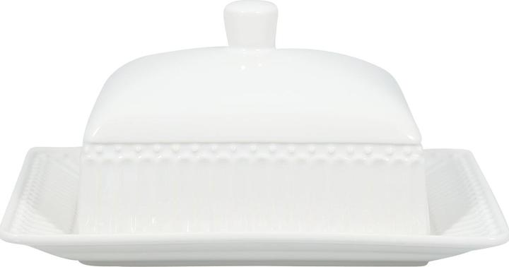 Immagine prodotto Greengate Piatto da burro Alice bianco medio 17 x 14 cm