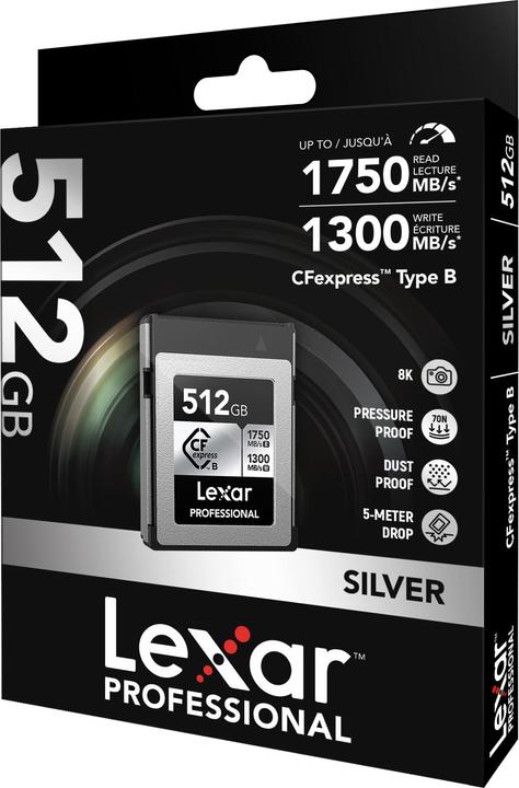 Produktbild Lexar Pro Silver Series (512 GB, CFexpress Typ B)