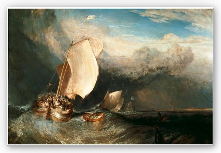 Produktbild Trenddeko Turner - Fischerboote (45 x 30 cm)