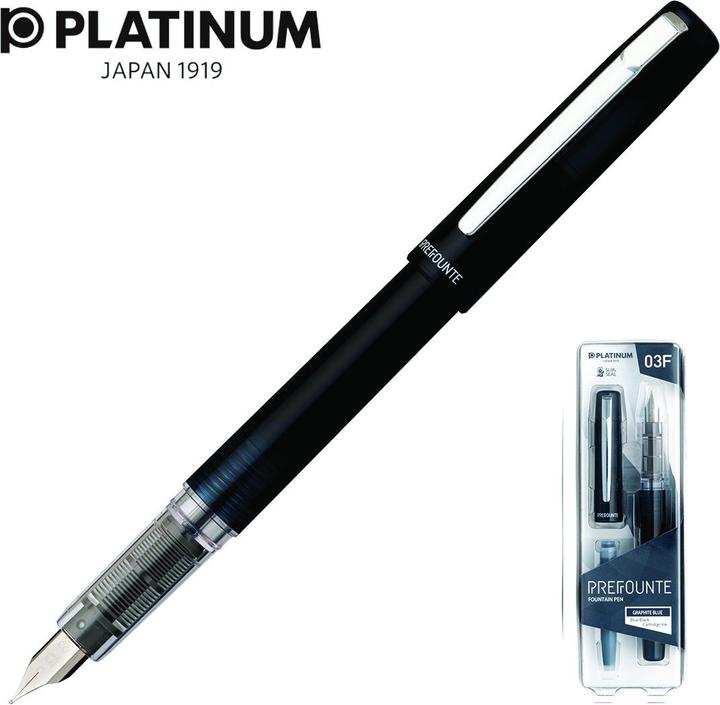 Image du produit Platinum Prefounte Graphite Blue, F, emballage plastique, blister, couleur bleu foncé (Bleu foncé, 1 x)