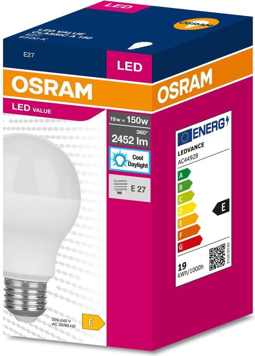 Produktbild Ledvance LED E27 19W (E27, 19 W, 2542 lm, 1 x, E)
