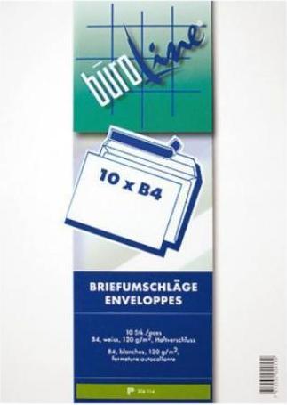 Image du produit BüroLine Enveloppe (B4, 10 x)