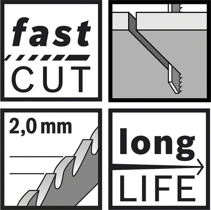 Actual product image Bosch Professional Zubehör PRO Metal Pipes and Profiles T321BF Jigsaw blade, 132 mm, 5 pcs.