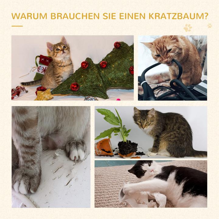 Produktbild Jamb Katzenbaum (99.50 cm, Beige und Grau)