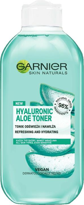 Garnier Hyaluronic Aloe Toner Tonic Moisturising Aloe Vera And Hyaluronic Acid 200Ml (Tonic water, 200 ml)