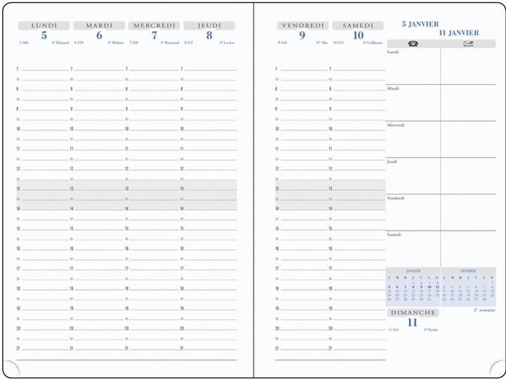Image du produit Exacompta Agenda SAS 27 Ersatzinhalt