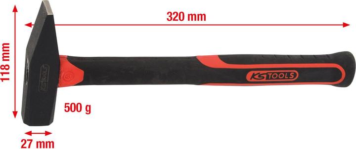 Produktbild KS Tools Schlosserhammer (590 g)