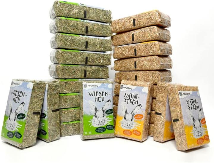 heukönig.de Heu & Stroh Kombi-Paket (24 kg, Straw)