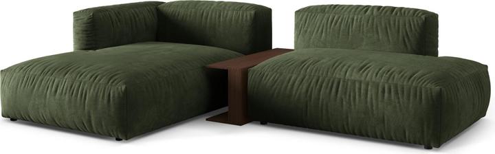 Actual product image Micadoni Modular Left Corner Sofa, "Martina", 2 Seats, 292x176x75 Made in Europe (Corner sofa, Modular sofa)