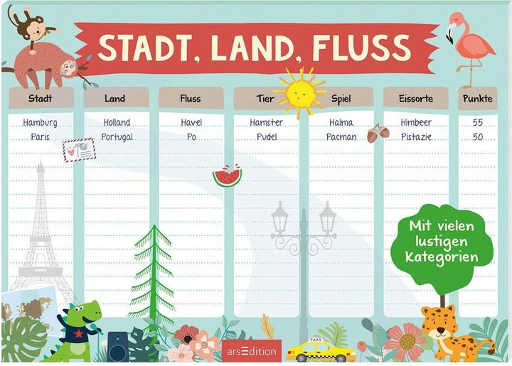 Stadt, Land, Fluss (Deutsch)