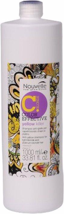 Actual product image Nouvelle Color Glow True Platinum Blonde Shampoo (1000 ml, Liquid shampoo)