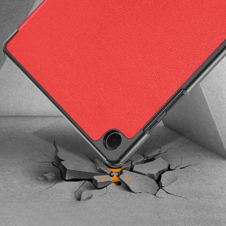 Actual product image Cover-Discount Galaxy Tab A9+ - Tri-fold Smart Case red (Galaxy Tab A9+)