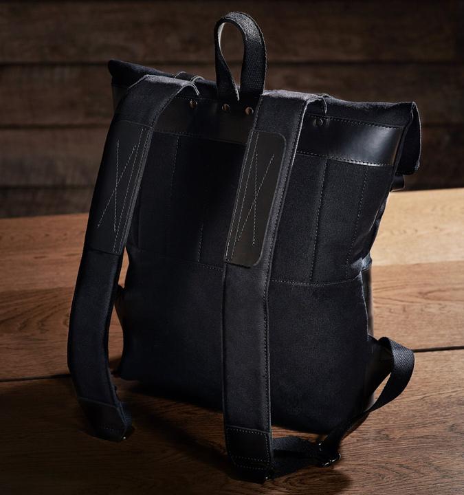 Image du produit Only-Bags.Store Sac à dos en toile, sac à dos en cuir durable, sacoche moderne pour ordinateur portable 17 pouces