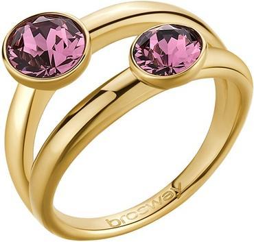 Image du produit Brosway Statement Gold Plated Ring with Affinity Crystals BFF175 - Circuit : 52 mm (52)