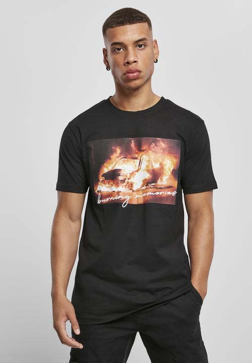 Actual product image Mister Tee Burning Car Tee (XXL)