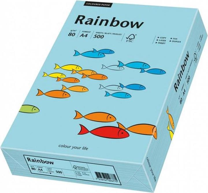 Rainbow Papier à copier (80 g/m², 500 x, A4)