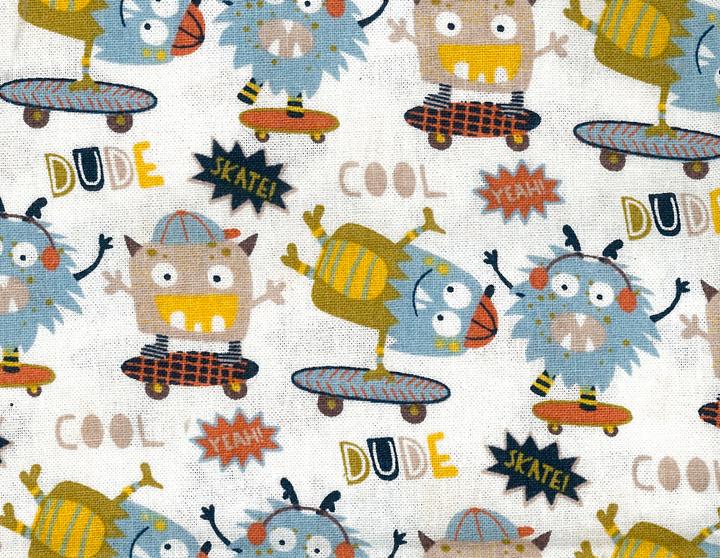 Produktbild Stafil Stoffpaket Patchy "Monsterkerle", 5er Set, 5 Designs à 45 x 55 cm