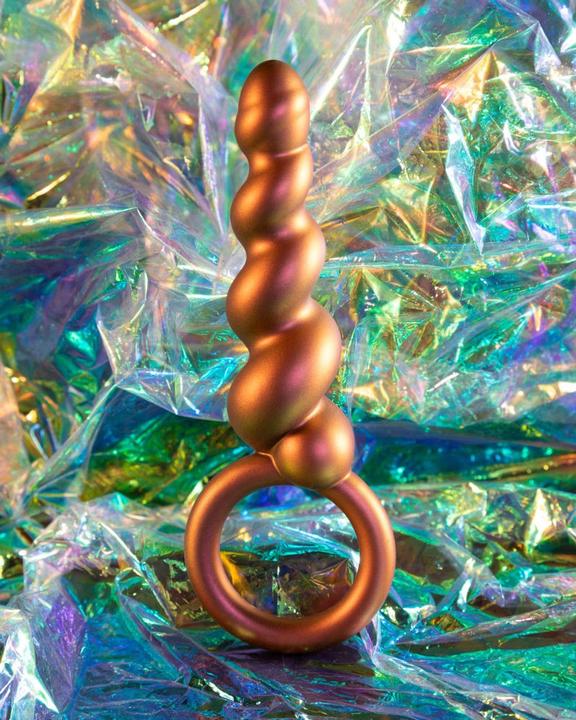 Actual product image Blush Anal Adventures Matrix Spiral Loop Analer Plug Kupfer