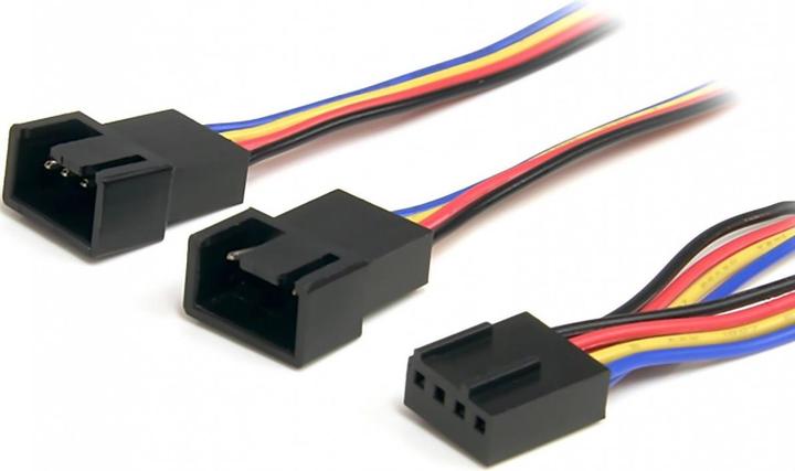Actual product image StarTech 12in 4 Pin Fan Power Y Cable