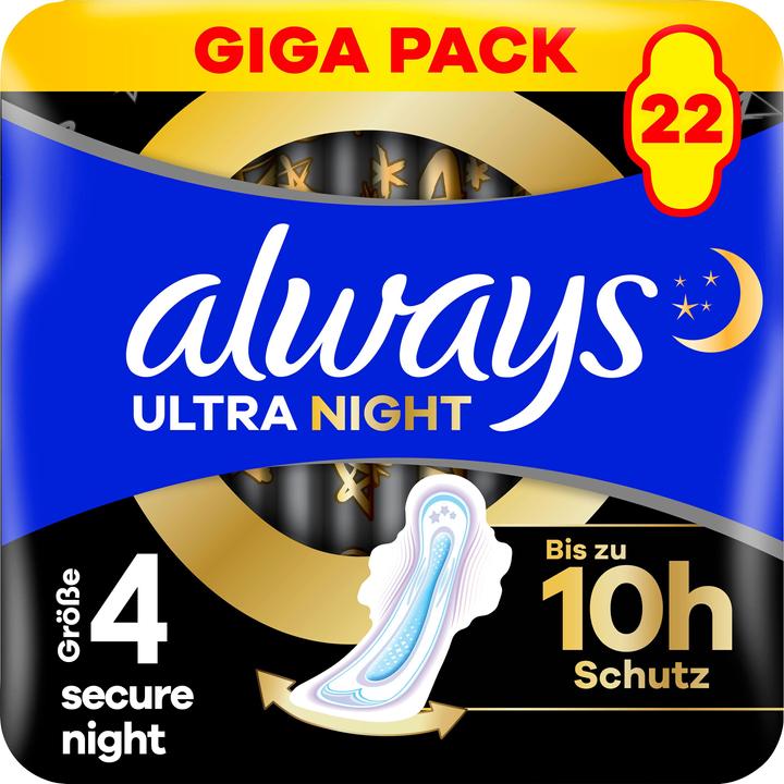 Always Ultra Night (22 x, Damenbinden)