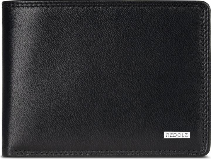 Redolz Leather Essentials QF Geldbörse RFID Leder 12 cm ausklappbar