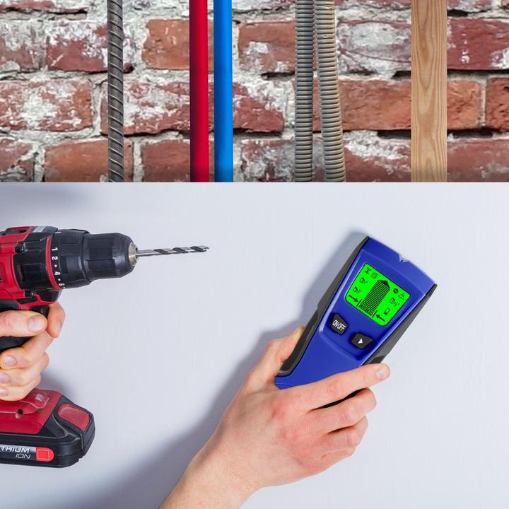 Image du produit Velleman Détecteur adapté au bois, aux m?taux ferreux et aux câbles sous tension