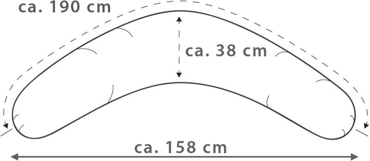 Produktbild Theraline Stillkissen ohne Bezug (190 cm)