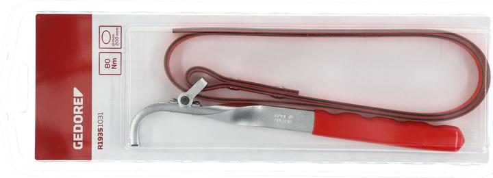 Produktbild Gedore Red red Bandschlüssel, Ø 200 mm, 15 mm breites Gewebeband, Aus Chrom-Vanadium-Stahl (200 mm)
