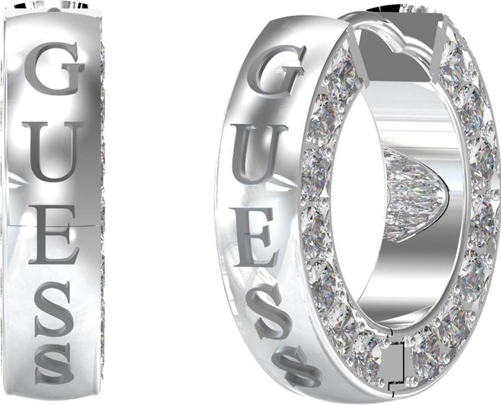 Guess Fashion steel rings with crystals Circle Lights JUBE03160JWRHT/U (Edelstahl)
