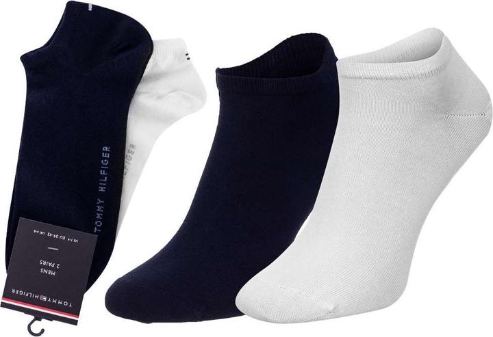 Tommy Hilfiger Mix Herren-Socken der 2p Navy/White 43-46 Fuss Socken (2er Pack, 43 - 46)