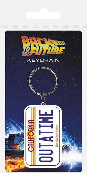 Pyramid BACK TO THE FUTURE - License Plate - Porte-Clés Caoutchouc
