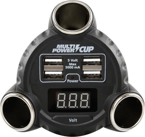 Image du produit Lampa Multi Chargeur pour le porte-gobelet, 12/24/36V