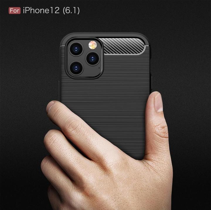Produktbild Screenguard Carbon Brushed Case (Apple iPhone 12)