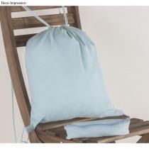 Actual product image Rayher Drawstring bag with drawstring bag, light blue