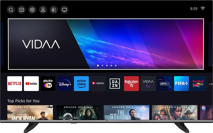Produktbild JVC Fernseher 50 Zoll Smart TV VIDAA LT-50VD3555-4K Fernseher UHD, HDR Dolby Vision und Triple-Tuner (50", LED, 4K, 2025)