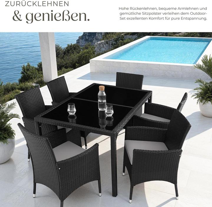 Image du produit tectake Salon de Jardin Porto