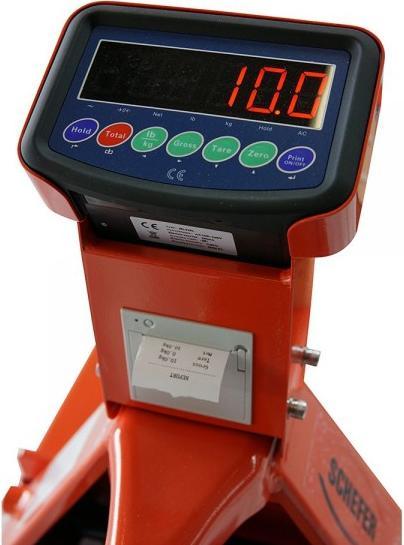 Produktbild Schefer - Gabelhubwagen Premium mit Waage ohne Drucker - 2,5t