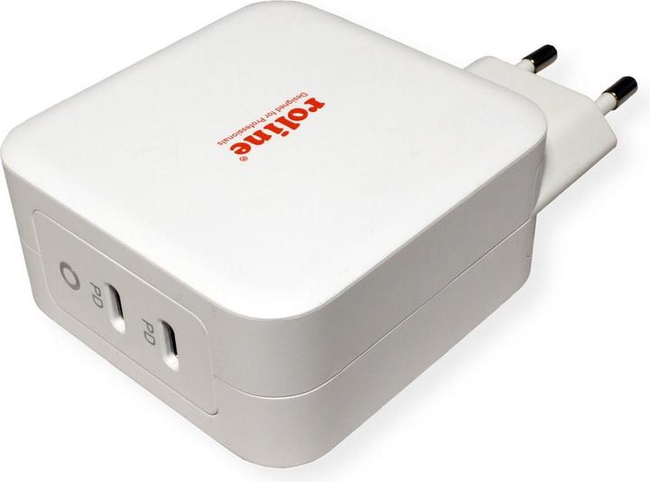 Image du produit Roline Chargeur USB 100W 2x C PD GaN (100 W)
