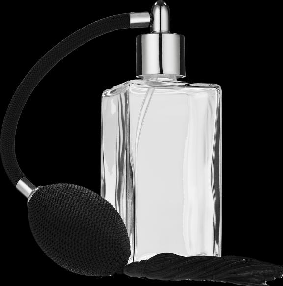 Immagine prodotto Bottiglia in vetro trasparente, quadrata, con pompa a sfera argento/nero, per 100 ml (100 ml)