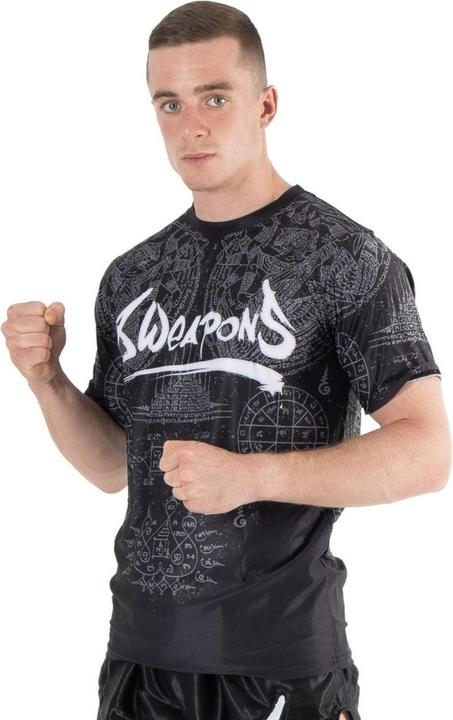 Actual product image 8Weapons Functional T-Shirt, Hanuman Yant, black-grey M (M)