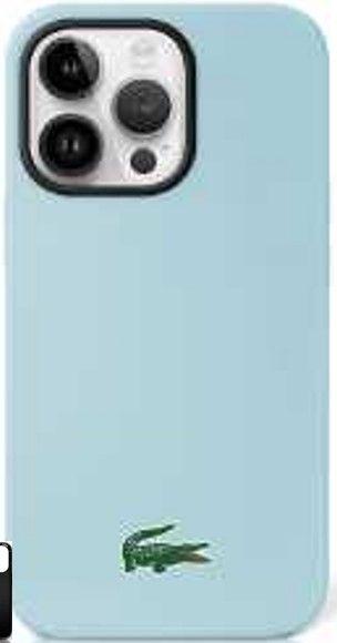 Produktbild Lacoste LCHMN61SLOLB iPhone 11 / Xr 6.1" jasnoniebieski/light blue hardcase Silicone Croc Logo MagSa (Apple iPhone XR, Apple iPhone 11)